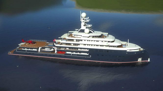 Lurssen releases new concept images of luxury yacht Project Icecap
