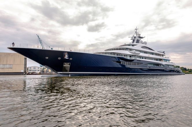 Lurssen 111m Mega Yacht Project TIS launched