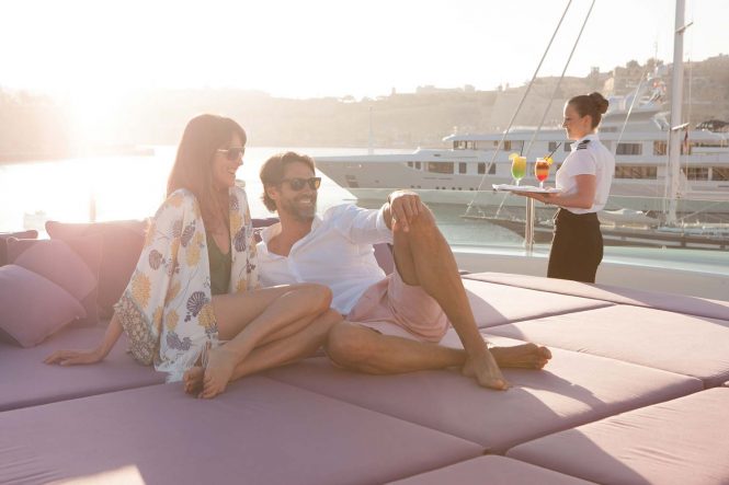 Special Offer for August Charters onboard luxury yacht ST DAVID