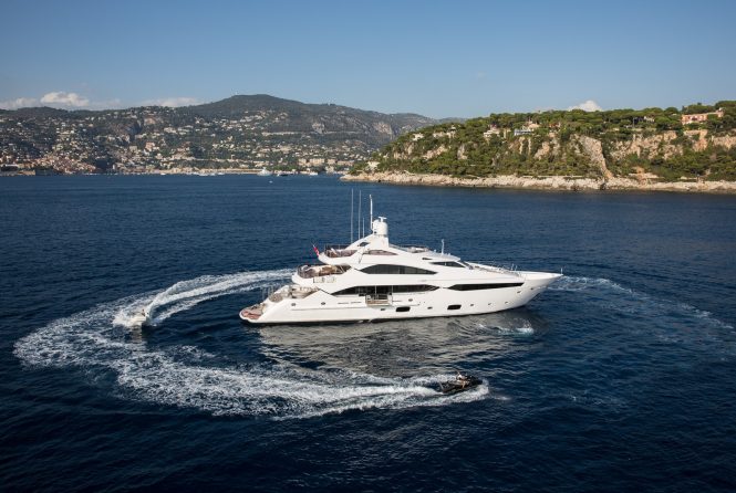 Sunseeker THUMPER offering 15% discount on West Med Yacht Charters