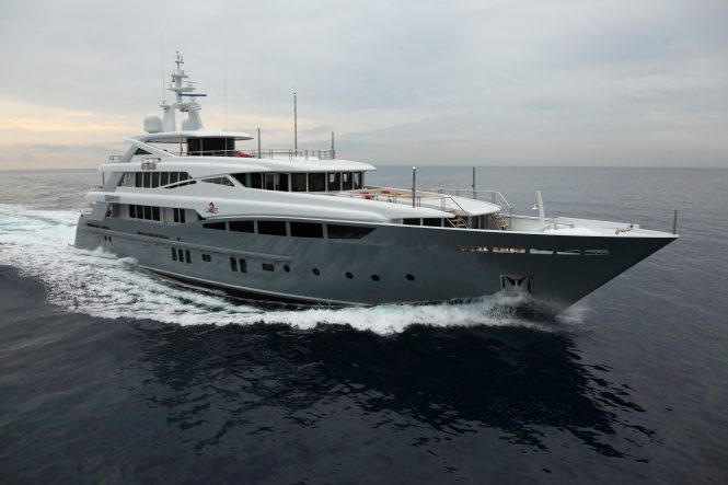 46m superyacht 2 LADIES available for Caribbean winter yacht charter