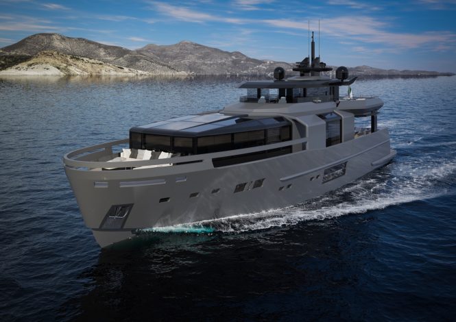 Arcadia Yachts constructing third Arcadia 105 superyacht