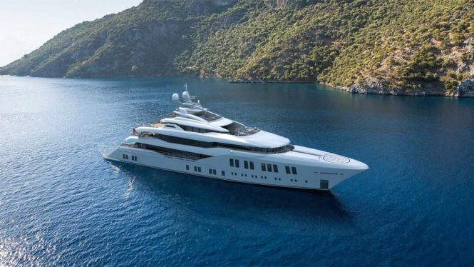 Superyacht BILGIN 220 under construction with launch date in 2021