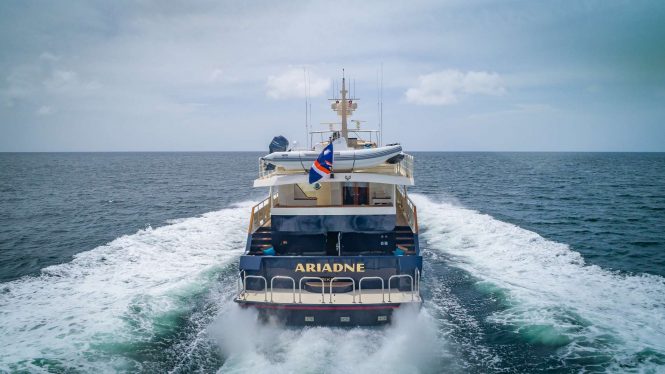 38m charter yacht ARIADNE offering reduced early-bird rates in Bahamas