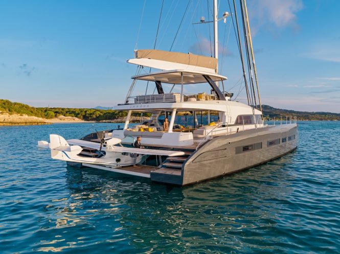 Catamaran sailing yacht JOY