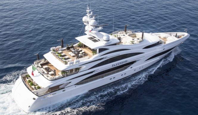 Yacht Charter Special for Hero World Challenge Golf Tournament with 58m ILLUSION V