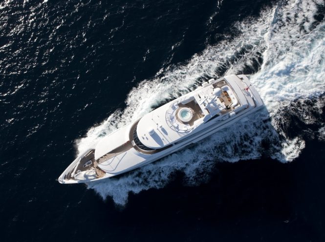 49m superyacht LA TANIA offering 20% discount on West Med charters
