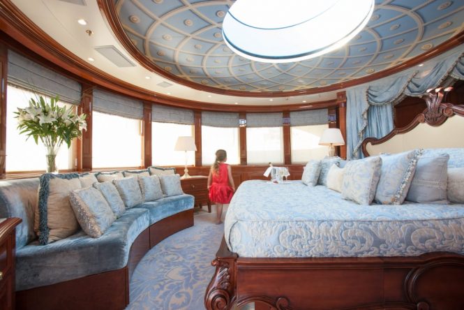 Lavish and spacious master suite with amazing views