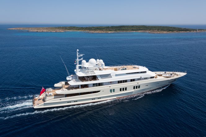 Celebrate Christmas and New Year aboard 73m charter yacht CORAL OCEAN in the Caribbean