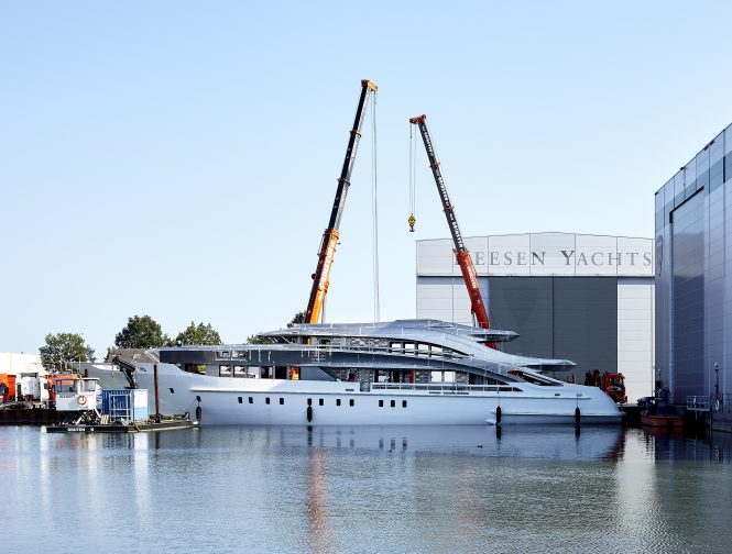 Construction update on HEESEN’S 50m PROJECT TRITON