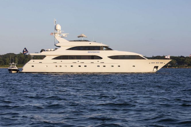 Superyacht INVISION pre-Caribbean charter special in Nassau, Bahamas