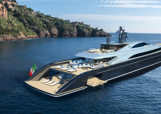 Motor yacht Argonaut: Perini Navi’s 92-metre flagship concept
