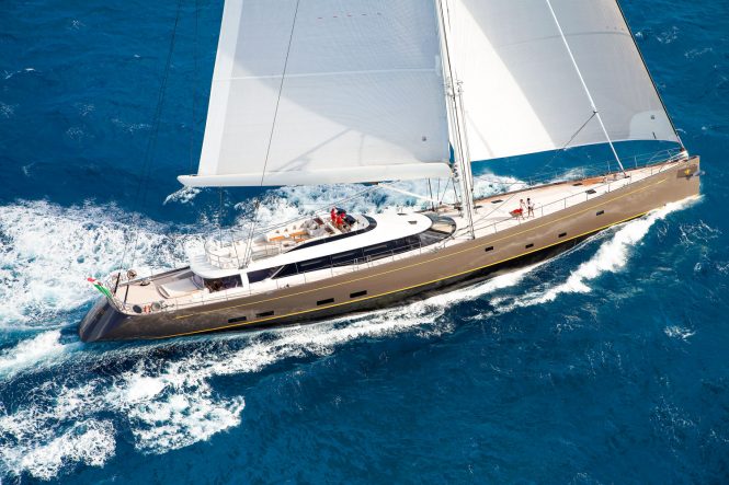 50m sailing yacht OHANA available for Caribbean charter this Winter