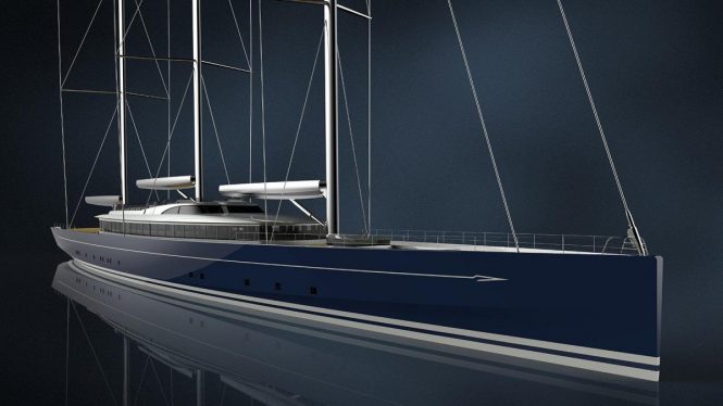Flybridge now fitted to the new Royal Huisman sailing yacht flagship Project RH400