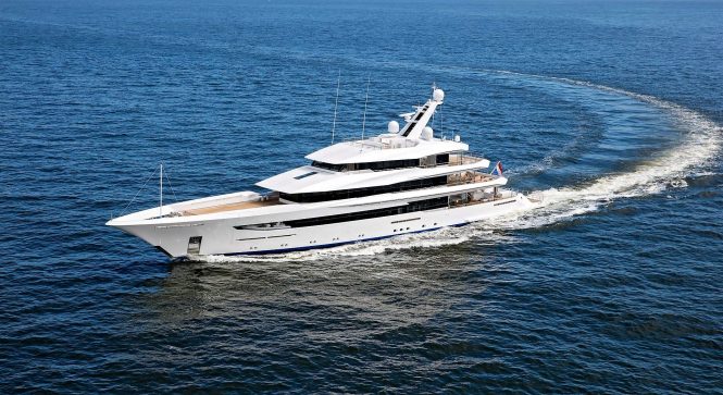 First time in the Caribbean: Exceptional 70m superyacht JOY now available for charter!