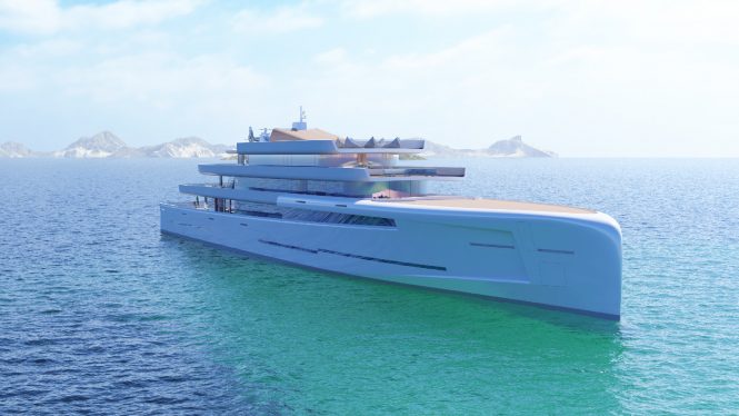 106-metre mega yacht Mirage – The latest concept from Fincantieri Yachts