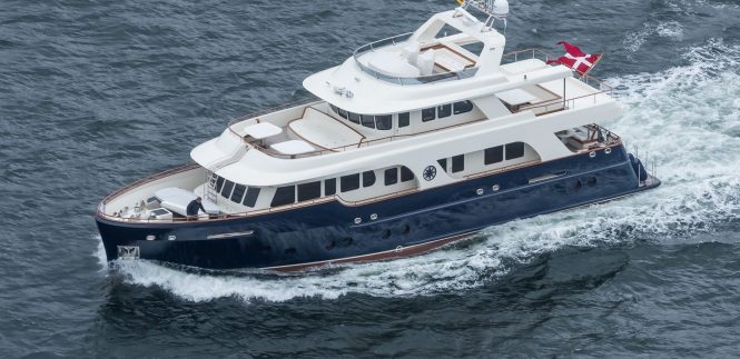 24m explorer yachts ARIZONA and POSEIDON designed by Knud E. Hansen delivered to owners