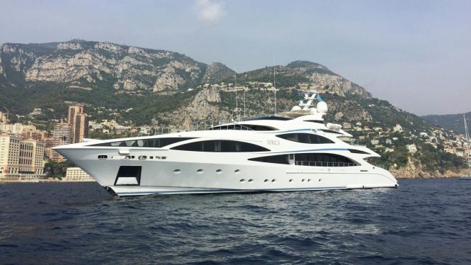 Soak up the glorious Caribbean sunshine aboard 47m charter yacht M/Y AFRICA I