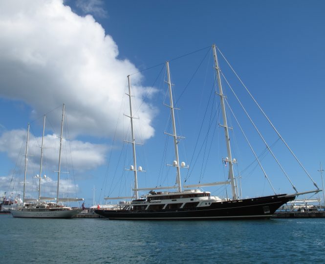Busy period at the Royal Huisman ‘Huisfit’ facilities with seven yachts under refit and repair