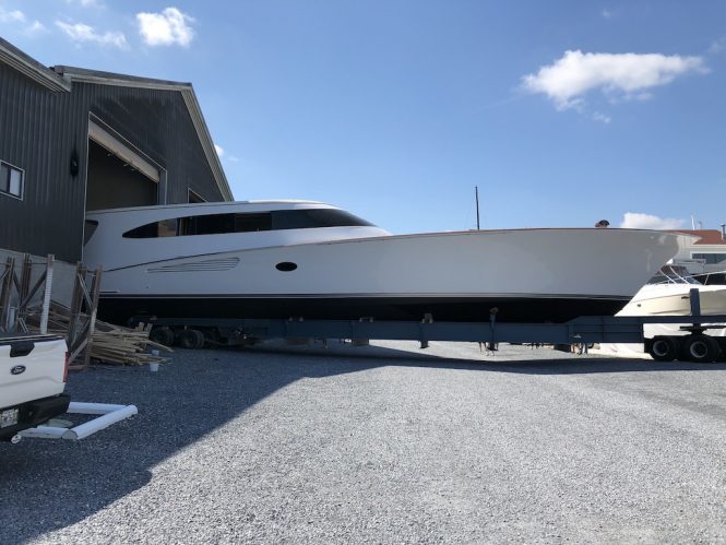 30m Sportfisher superyacht 18 REELER launched by Weaver Boatworks