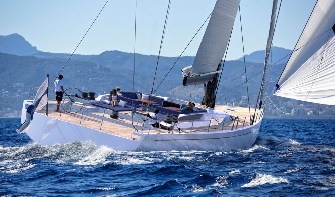 30m Sailing Yacht SWAN 98 in build at Nautor’s Swan