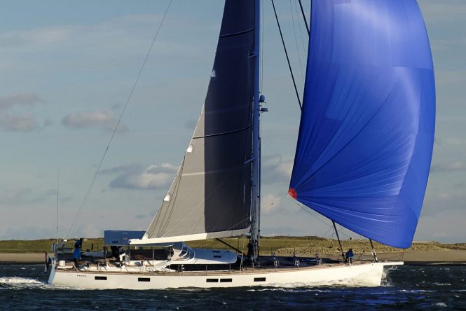 26m sailing yacht Polina Star IV delivered by Contest Yachts