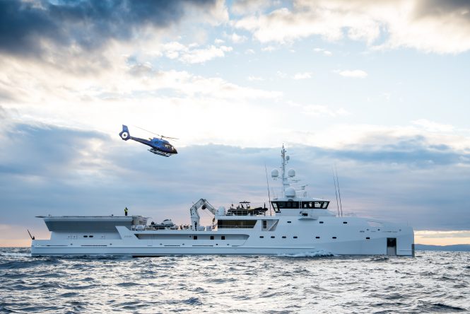 DAMEN redelivers 69m customised expedition yacht GAME CHANGER