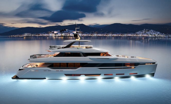 Construction update: 37-metre superyacht DOM123 from CCN