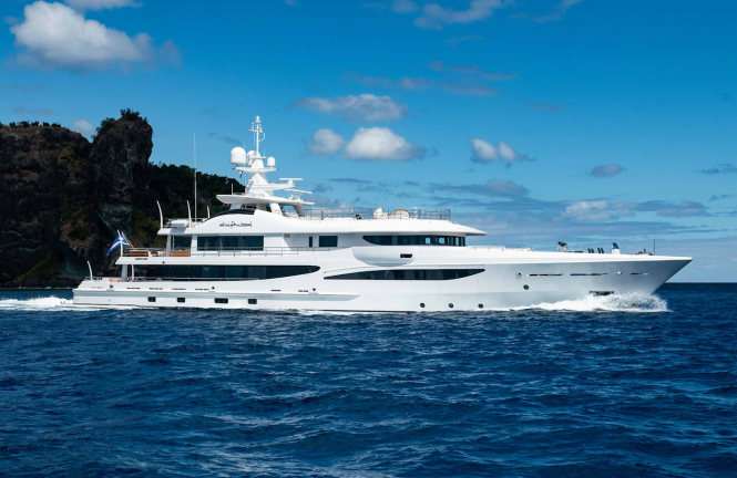 55m AMELS superyacht DRIFTWOOD new to charter market