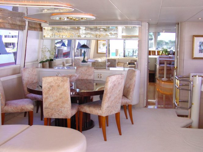 Dining area and saloon