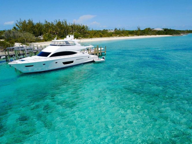 2018 motor yacht MARYBELLE available for Bahamas charter vacations