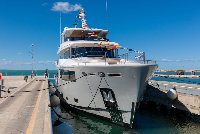 Fifth Cantiere delle Marche Nauta Air 110 superyacht ‘Mimi la Sardine’ completes sea trials