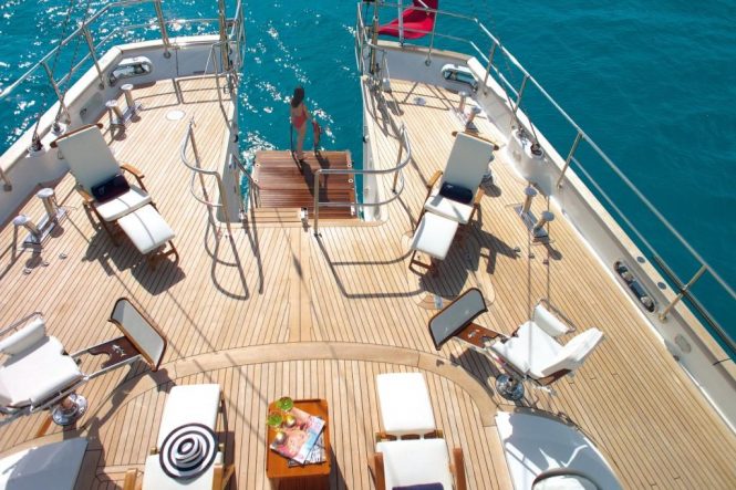 SPIRIT OF THE CS - Aft deck