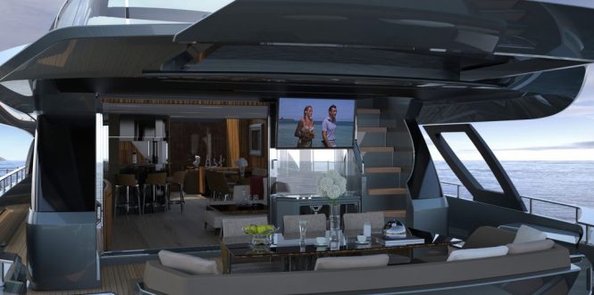Aft deck