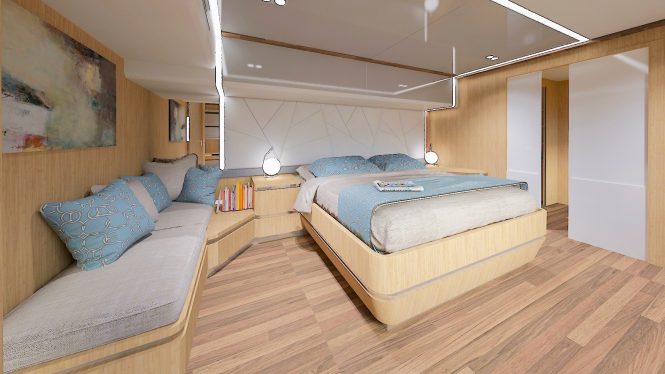 Master cabin - © Silent Yachts