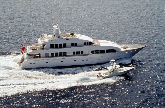 Luxury motor yacht M4 available for charter in the Bahamas