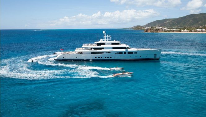 NAUTILUS (ex Grace E) cruising with water toys