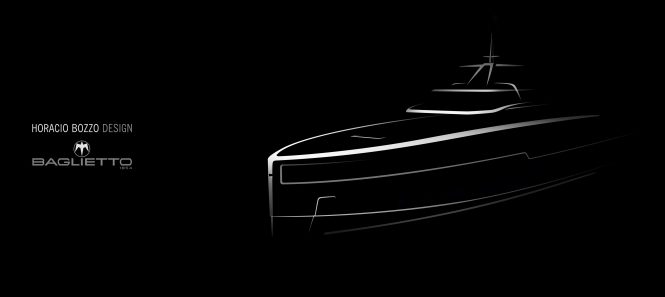 Baglietto reveals lines for Horacio Bozzo-penned superyacht Hull 10232