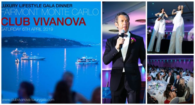 Club Vivanova to host Monte Carlo luxury gala for charity in April 2019