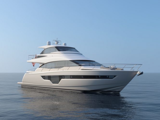 Johnson 70 luxury yacht under construction