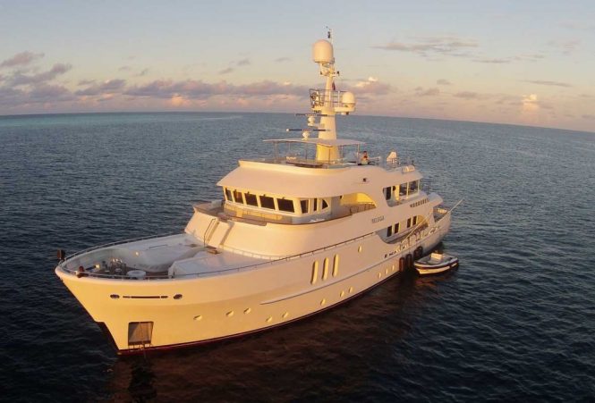 Special price for Papua New Guinea yacht charters aboard 35m BELUGA