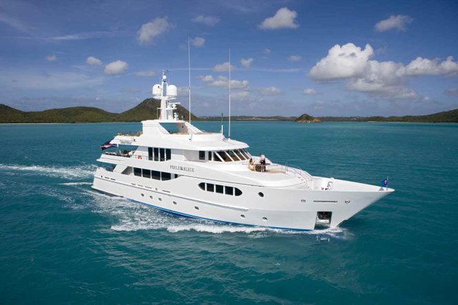 35m yacht BRUNELLO offering 15% off charter vacations in the Caribbean