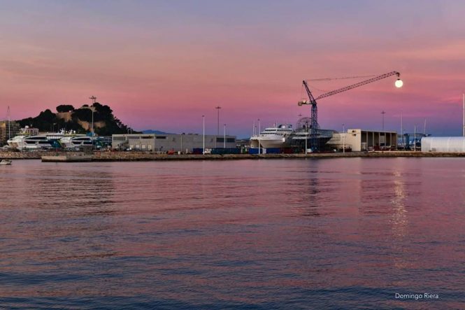 Port Denia welcomes superyachts for refit ahead on the 2019 Mediterranean summer cruising season