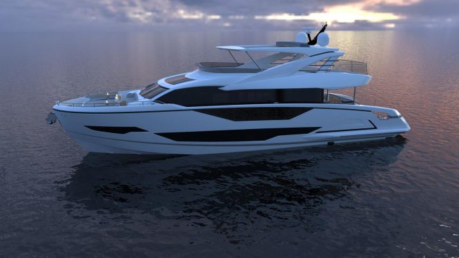 Sunseeker releases details on latest motor yacht model, Project 8X