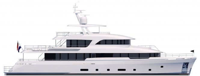 YN199 motor yacht from Moonen Martinique Series