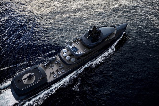 OCEANCO presents 105m/345ft expedition yacht concept ESQUEL at DIBS 2019
