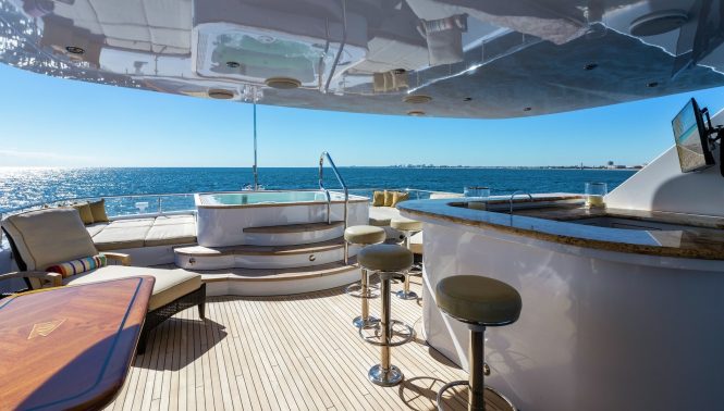 Jacuzzi hot tub on board