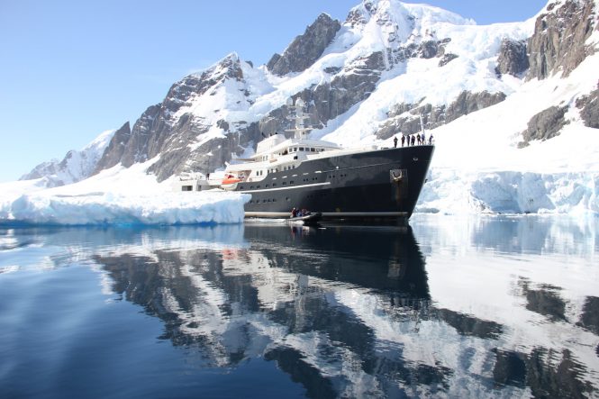Last Minute Charter Deal in Antarctica with 77m Explorer Superyacht LEGEND