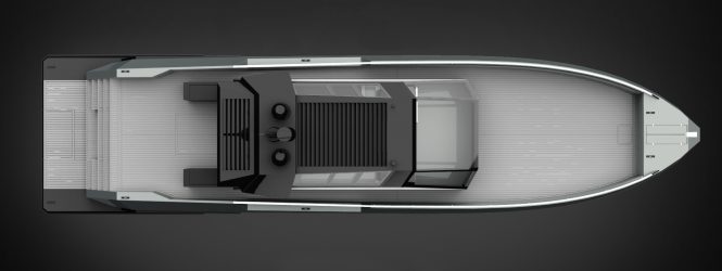 MAZU 82 luxury yacht - rendering - © Mazu Yachts