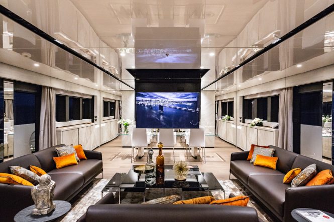 The cutting edge security and comfort systems aboard motor yacht Cecilia 